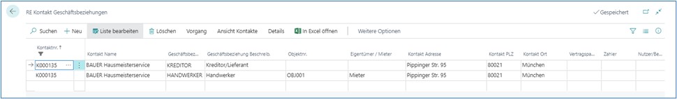 Geschäftsbeziehungen