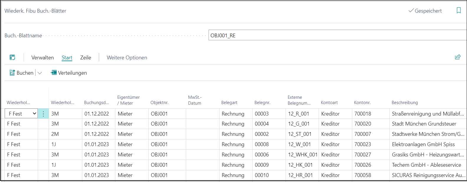 Wiederk. Buchblätter
