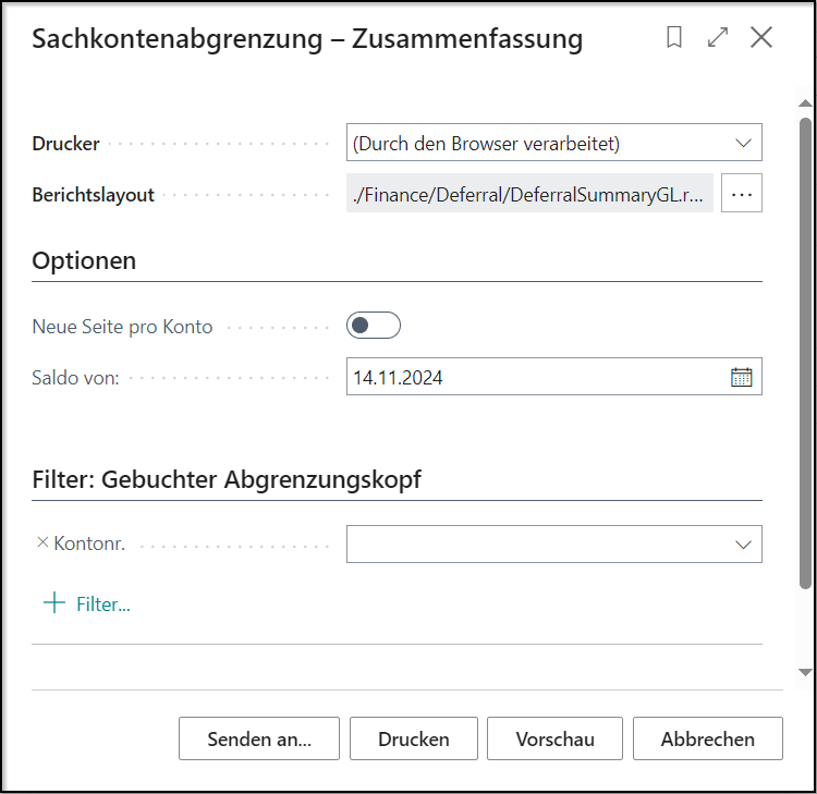 Sachkontenabgrenzung