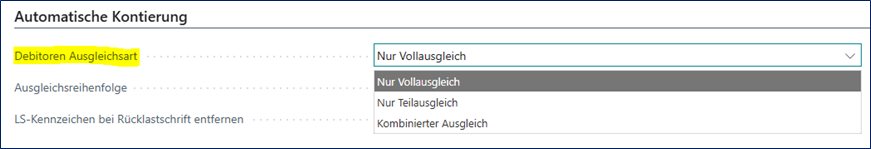 Automatische Kontierung