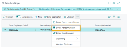 Datev Abrechnungen