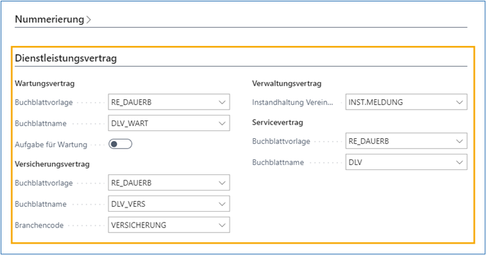 Dienstleistungsvertrag