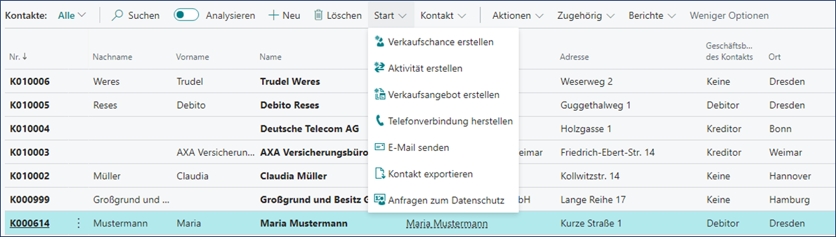 Datenschutz