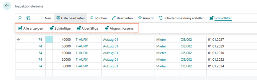 Schnellfilter