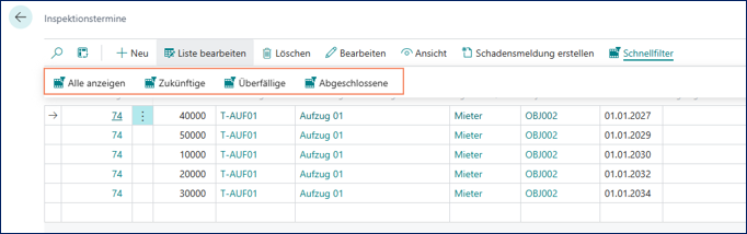 Schnellfilter