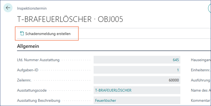Inspektionstermin