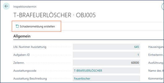 Inspektionstermin