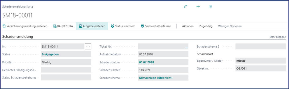 SchadensmeldungKarte