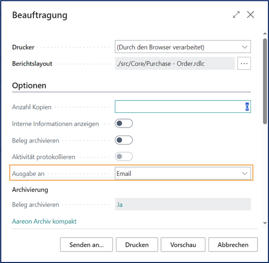 Bericht Beauftragung