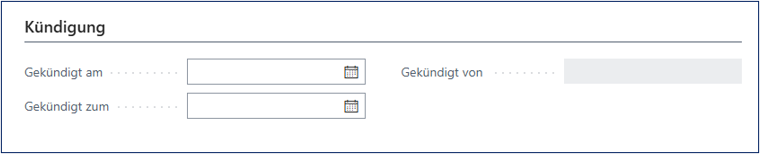 Kündigung