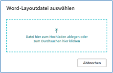 Word-Layoutdatei