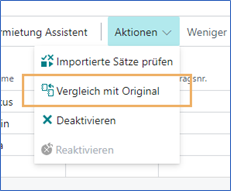 Vergleich mit Original