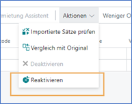 Reaktivieren