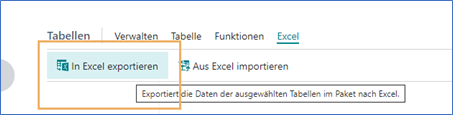 Excel exportieren
