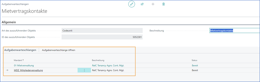 Aufgabenwarteschlange