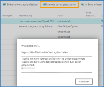 Ermittle Vertragslaufzeiten
