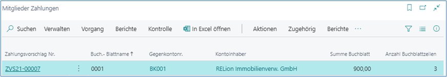 Zahlungen