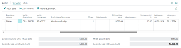 unrealisierte Steuer