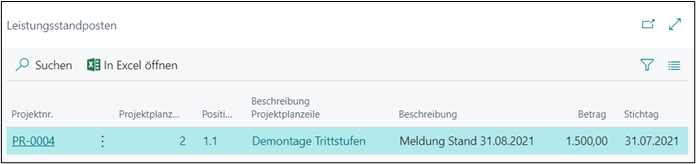 Leistungsstandposten