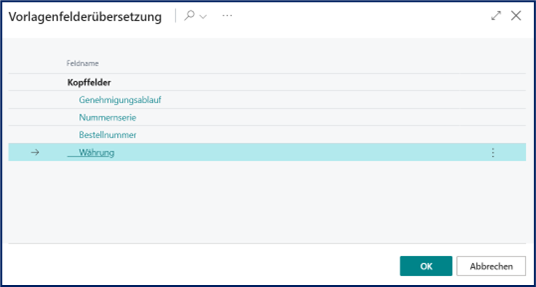 Vorlagenfeldübersetzung