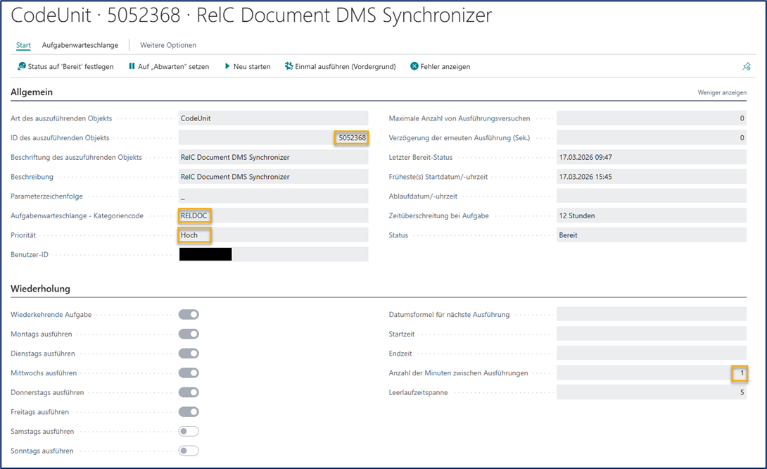 Aufgabenwarteschlange