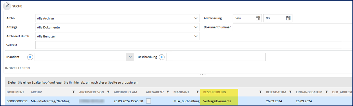 archiv kompakt client