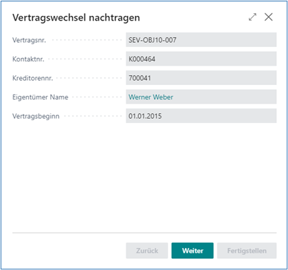 Vertragswechsel