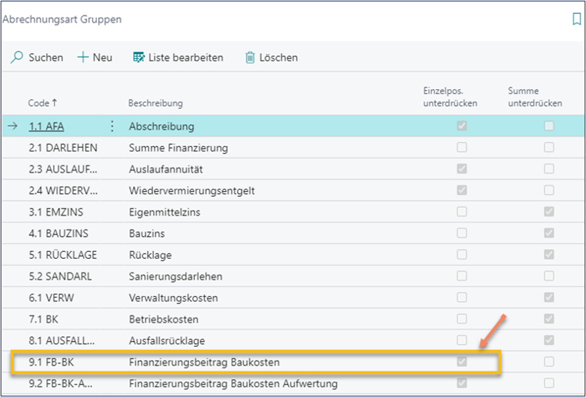 AbrechnungsartGruppen