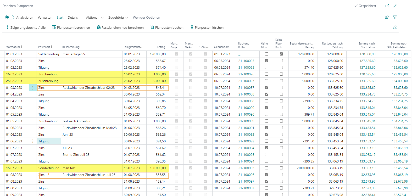 Darlehen Planposten1