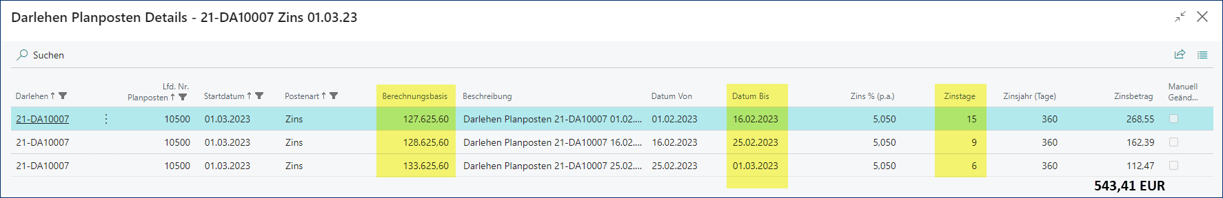 Darlehen Planposten2