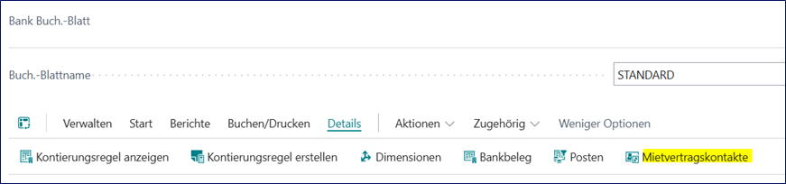 Mietvertragskontakte