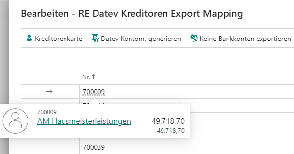 Datev Kreditoren Export