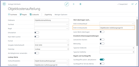 Objektkostenaufteilung